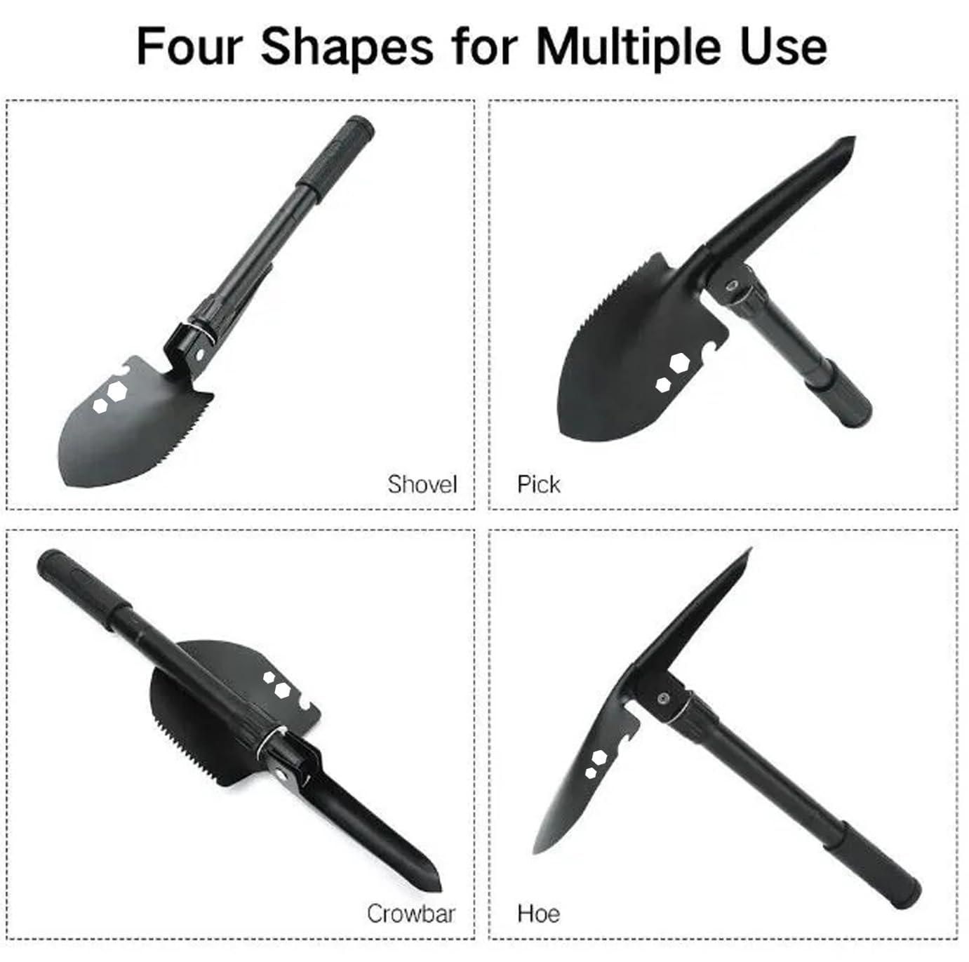 Portable Foldable Shovel & Axe Tool