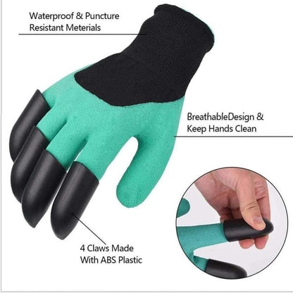 Garden Tool Gloves with Claw Tips