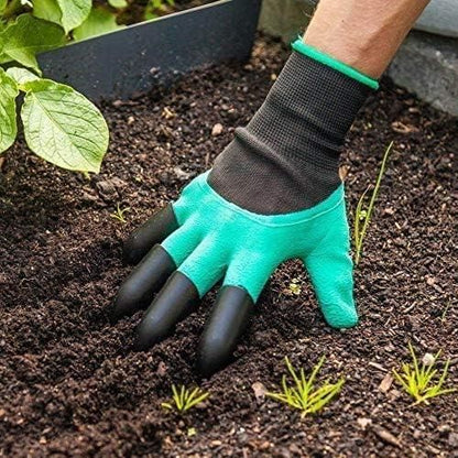 Garden Tool Gloves with Claw Tips